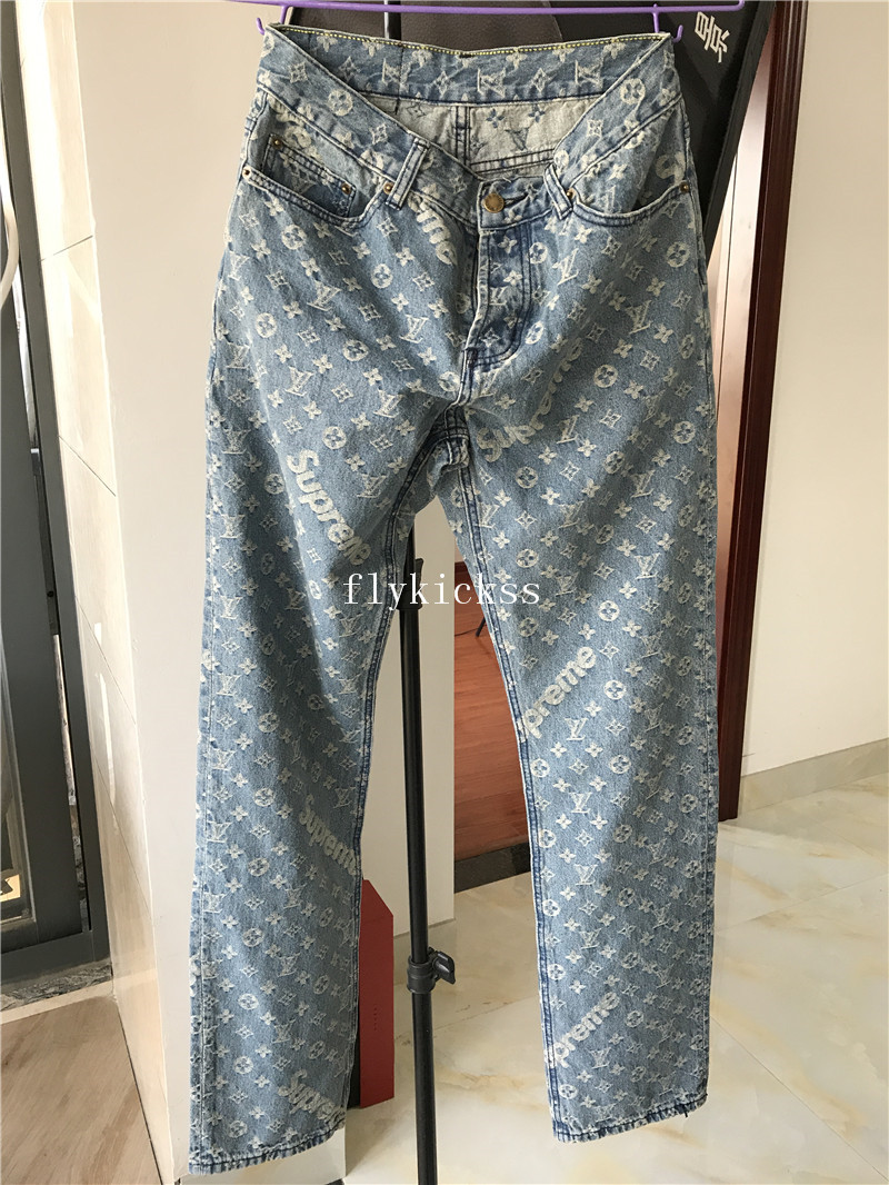 LVS Supreme Blue Jeans Pants